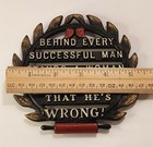 2 Vtg Metal Novelty Kitchen Trivet Woman Cooking Women   Men Funny Kitschy Usa