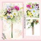Wildflower Wedding Bouquet Bride Bridesmaid Spring Artificial Wildflowers Bridal