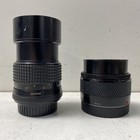 Lot Of 2 Assorted Minolta Md Camera Lenses