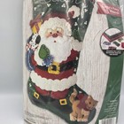 Bucilla Felt Applique 18  Stocking Making Kit Santa s Furry Friends 89447e 