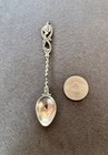 Vintage 800 Silver Salt sugar Spoon 6 6 Grams