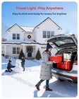 Qpau 2-person Inflatable Snow Tube With Dual Backrests   Tow Rope  Heavy
