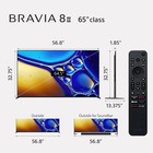 Sony Bravia 8 Ii 65 Inch Tv  Qd Oled  4k Smart Google Tv  Xr Processor With Ai T