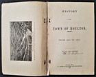1883 Antique Houlton Me History 1804-1883 By An Old Pioneer