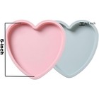Heart Shaped Silicone Cake Pan Set 2 Piece Non-stick Bakeware 6 Inch Baking