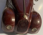 Vintage 1940s Schuco Examico 4001 Windup Metal Car Maroon Original Germany W key