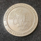  1 O sheas Hotel Casino Vintage Slot Token Old Gambling Dollar Las Vegas Nevada