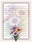 64pcs Flower Stationary Paper Lined 8 5x11 Writing Premium Paper  bd801