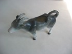 Vtg Gray Goat Mascot Figurine Porcelain Creamer Pitcher Saban Old Goat