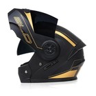 Bld Flip Up Modular Motorcycle Helmet Dual Lens Full Face Dot Unisex
