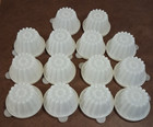 Unbranded Jello Molds Wth Lids Clear Plastic Set Of 14