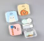 Dessert Coockie Bear Cartoon Contact Lens Travel Case Box Mirror Container Kit