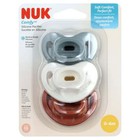 Nuk Comfy    Orthodontic Pacifiers  0-6m  Neutral  Unisex  3 Pack