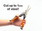 Aviation Tin Snips Sheet Metal Long Blade Straight Cut Heavy Duty Shear Scissors