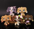 5pc Pet Shop Lps Cocker Spaniel Figure Collectible Lps Dog Kid Gift Birthday Toy