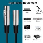 8 Pcs Xlr Microphone Cable 6 Ft Balanced 3pin Speaker Male Female Mic Cord