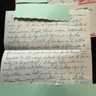 Vtg Wwii Letter 46th Aib Battle Stars Points From Bulge - Roer -elbe -east Rhine