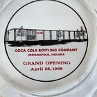 Vtg Coca-cola Bottling Company Glass Ashtray 1968 Indianapolis Opening Souvenir