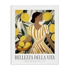  Woman With Fruit Basket Canvas Wall Art Design By Lettered And 36l  X 48w 