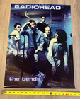 Original Vtg Used Radiohead The Bends Promo Poster Capitol Records 1995 Yorke