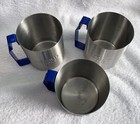 3 New Absolut Vodka Mule Mugs Metal Bottle Shaped Handle 12 Oz