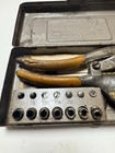 Whitney-jensen Metal Punch Tool Set No 5 Jr With Case And Dies