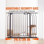 Uimoso Baby Gate Safety Stair Gate Dog Barrier Doorway 29 5 -37  Wide X 30  Tall