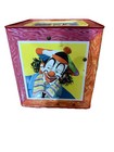Mattel Vintage 1950 Clown Jack-in-the-box Tin Toy Hinged Lid Mpn 659