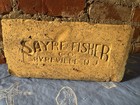 Antique Vintage Reclaimed Brick Sayre And Fisher Brick Unique Rare