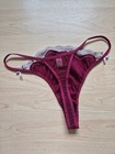 Vintage 90s Intimate Attitudes Satin Thong Plus Size Panties Silky Shiny 1x 2x