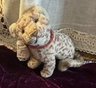 Vintage 6    Steiff Cat Mohair Stuffed Animal With Button   Tag Germany  6038