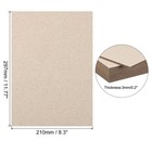 12x8x0 12  Chipboard Sheets  10pcs 120pt Thick Book Board Binders Board Sturd   