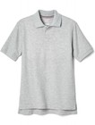French Toast Boys Short Sleeve Pique Polo Uniform Shirt Gray  Xxl  Sz 18 20  New