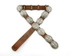 Navajo Concho Belt Sterling Silver Handmade Vintage