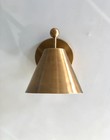 Handmade Brass Pivot Sconce  Mid-century Style Wall Lamp