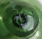 Japanese Blown Glass Float 4 5  Sea Green Wp  3  Net Glazed Bubbles Vntg Usa Bz