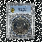 1951 Great Britain 1 Crown Pcgs Pl65 Lot g2133 Gem Bu  S-4111