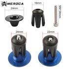 1 Pair Aluminum Mountain Bike Bar End Plugs Road Bicycle Anti-slip Handlebar End