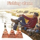 10 20pcs Fishing Rod Copper Bells Alert With Eagle Clamp Clips Bait Alarm Lure