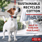 Reflective Cotton Dog Collar Eco Friendly Alt To Nylon Collar For Small Medium