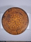 Exquisite 19th Century Italian Sorrento Fruitwood Pedestal Table Starburst Inlay