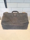 Primitive Large Antique Leather Doctor s Medical Bag Apothecary Unique 