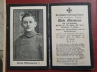  Original German Ww1 Wk1 Bundle Death Card   Photo  Postkarte 