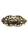 Vintage Gold-tone Brass-looking Large Ornate Belt Buckle