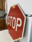 Stop Sign 24  Authentic Retired Street Traffic Road Sign Lot 10-5