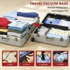 15 Pack Vacuum Storage Bags With Electric Pump For Travel Luggage Clothes   T   