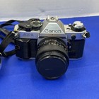 Canon Ae-1 Program 35mm Slr Film Camera With 28mm 1 2 8 Lens Tested   Working