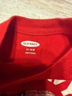 2021 Old Navy Red Short-sleeve Tee With Flag Graphic 12-18months