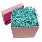 5 3 Oz Sky Blue Crinkle Cut Paper Shred Fluffy Gift Box Basket Filler Grass