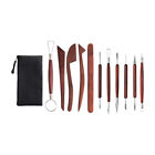 12pcs Clay Sculpting Wax Carving Pottery Tools Modeling Assorted Pottery